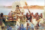 Alma-Tadema, Sir Lawrence, The Finding of Moses (mk23)